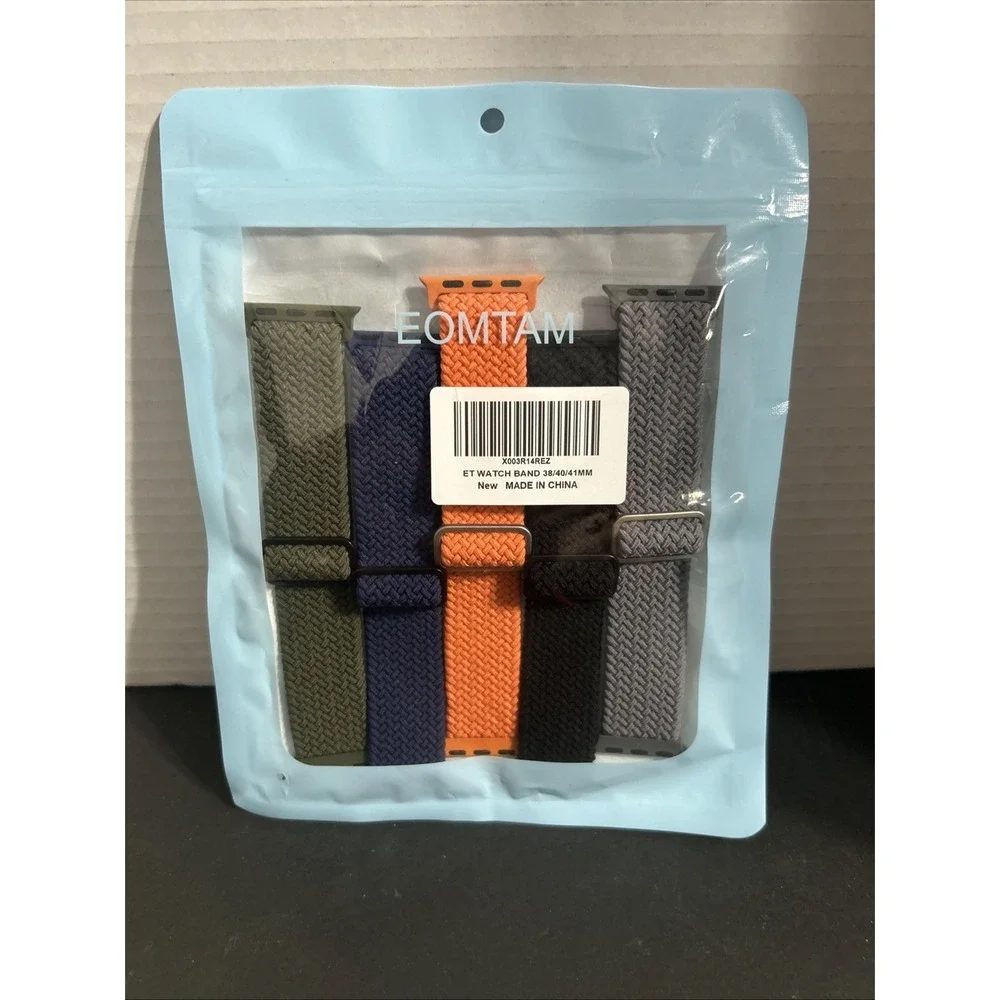Apple Watch Bands (pack Of 5) Brand‎ New, Fits 38/40/41 MM Watches (Mesh Nylon)